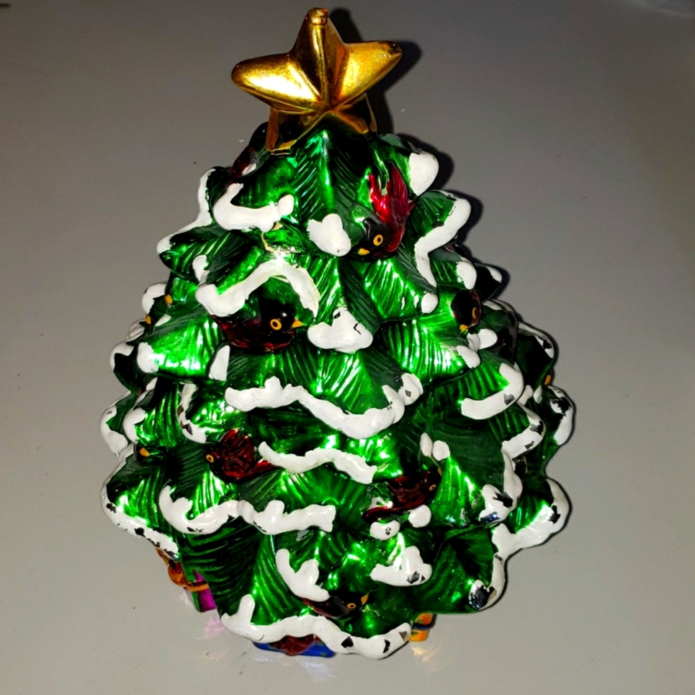 Vintage David's Cookie Christmas tree cookie jar